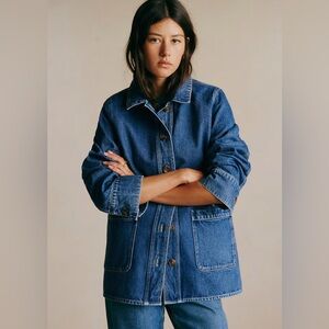 Denim Button Up Chore Jacket